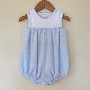 Lullaby Set Striped Baby Bubble Romper, 18m, EUC